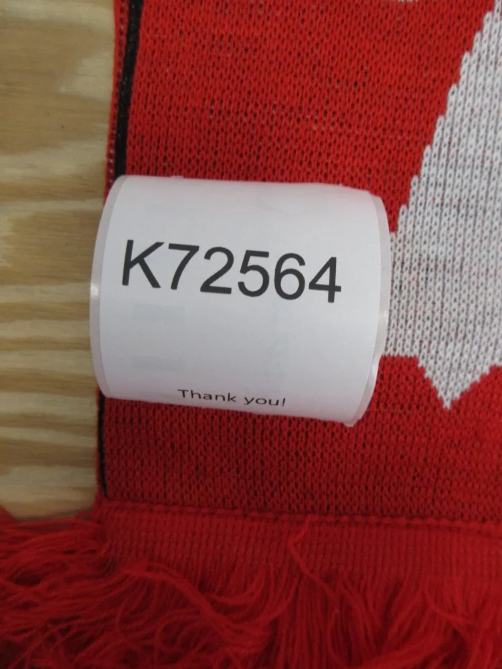 Stade Rennais FC Scarf Red Puma Football Soccer Club Fan Fringe NEW